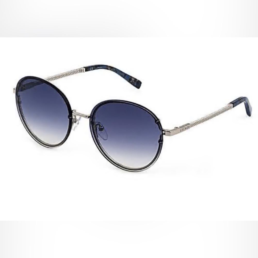 Escada Oversized Sunglasses with Blue Gradient Lenses